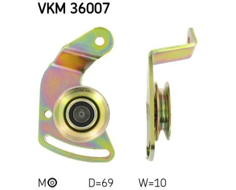 Tensioner Pulley, V-belt VKM 36007 SKF
