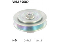 Tensioner Pulley, V-belt VKM 69002 SKF