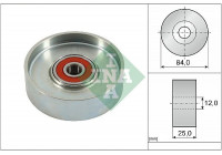Tensioner Pulley, v-ribbed belt 531 0936 10 Ina