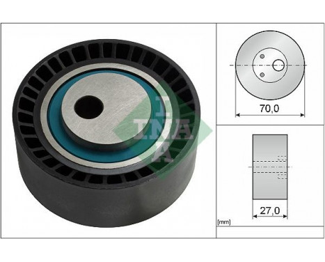 Tensioner Pulley, v-ribbed belt 531014810 Ina