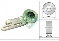 Tensioner Pulley, v-ribbed belt 531023910 Ina