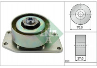Tensioner Pulley, v-ribbed belt 531030610 Ina