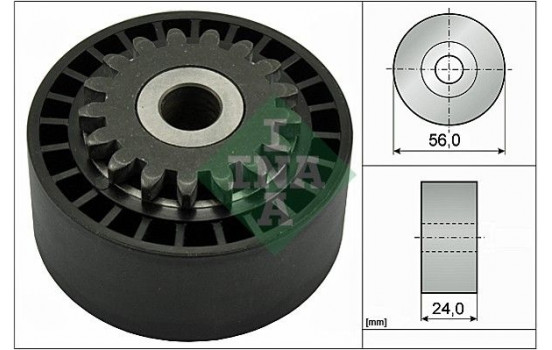 Tensioner Pulley, v-ribbed belt 531074410 Ina