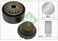 Tensioner Pulley, v-ribbed belt 531085410 Ina