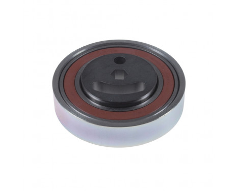 Tensioner Pulley, v-ribbed belt ADK896503 Blue Print