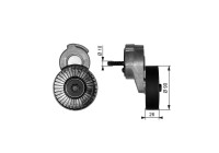 Tensioner Pulley, v-ribbed belt DriveAlign® T38113 Gates