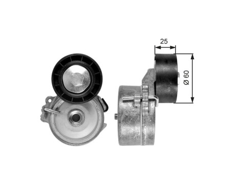 Tensioner Pulley, v-ribbed belt DriveAlign® T39033 Gates