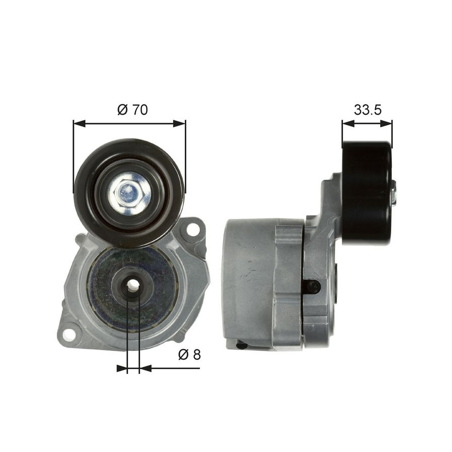 BMW Water Pump/Alternator Belt Tensioner For E60/1, E63/4, E65/6, And