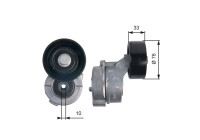 Tensioner Pulley, v-ribbed belt DriveAlign® T39134 Gates