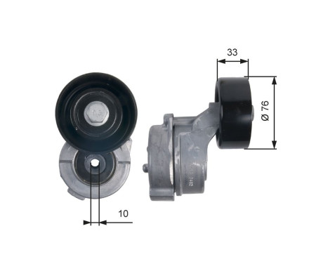 Tensioner Pulley, v-ribbed belt DriveAlign® T39134 Gates