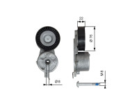 Tensioner Pulley, v-ribbed belt DriveAlign® T39141 Gates