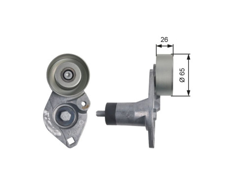 Tensioner Pulley, v-ribbed belt DriveAlign® T39152 Gates