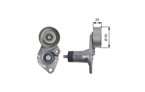Tensioner Pulley, v-ribbed belt DriveAlign® T39152 Gates