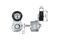 Tensioner Pulley, v-ribbed belt DriveAlign® T39160 Gates