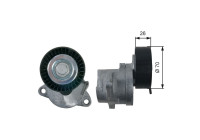 Tensioner Pulley, v-ribbed belt DriveAlign® T39164 Gates