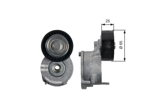 Tensioner Pulley, v-ribbed belt DriveAlign® T39186 Gates