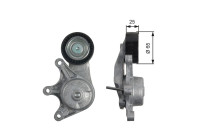 Tensioner Pulley, v-ribbed belt DriveAlign® T39191 Gates