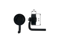 Tensioner Pulley, v-ribbed belt DriveAlign® T39201 Gates