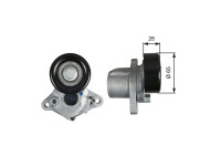 Tensioner Pulley, v-ribbed belt DriveAlign® T39293 Gates