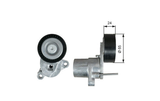 Tensioner Pulley, v-ribbed belt DriveAlign® T39295 Gates