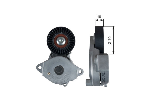 Tensioner Pulley, v-ribbed belt DriveAlign® T39355 Gates