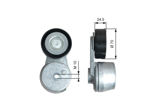 Tensioner Pulley, v-ribbed belt DriveAlign® T39375 Gates