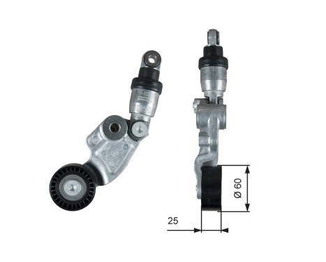 Tensioner Pulley, v-ribbed belt DriveAlign® T39388 Gates