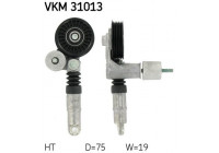 Tensioner Pulley, v-ribbed belt VKM 31013 SKF