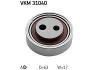 Tensioner Pulley, v-ribbed belt VKM 31040 SKF