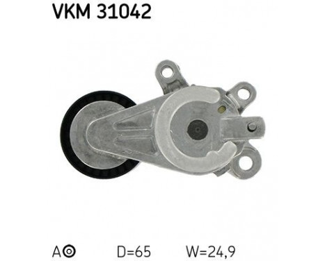 Tensioner Pulley, v-ribbed belt VKM 31042 SKF, Image 3