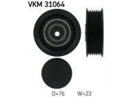 Tensioner Pulley, v-ribbed belt VKM 31064 SKF