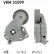 Tensioner Pulley, v-ribbed belt VKM 31099 SKF, Thumbnail 2