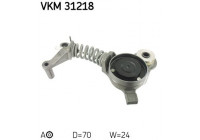 Tensioner Pulley, v-ribbed belt VKM 31218 SKF