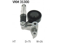 Tensioner Pulley, v-ribbed belt VKM 31300 SKF