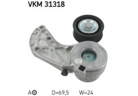 Tensioner Pulley, v-ribbed belt VKM 31318 SKF