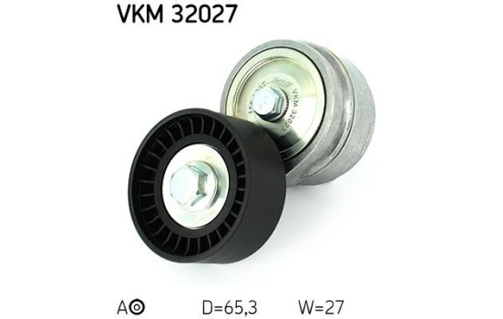 Tensioner Pulley, v-ribbed belt VKM 32027 SKF