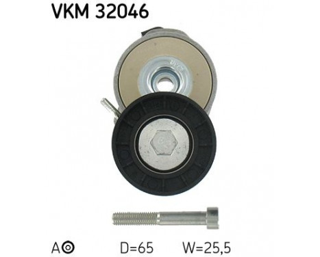 Tensioner Pulley, v-ribbed belt VKM 32046 SKF