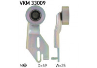 Tensioner Pulley, v-ribbed belt VKM 33009 SKF