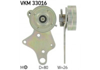 Tensioner Pulley, v-ribbed belt VKM 33016 SKF