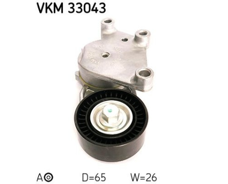 Tensioner Pulley, v-ribbed belt VKM 33043 SKF