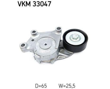 Tensioner Pulley, v-ribbed belt VKM 33047 SKF