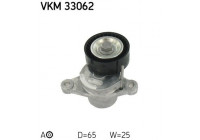 Tensioner Pulley, v-ribbed belt VKM 33062 SKF
