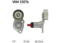 Tensioner Pulley, v-ribbed belt VKM 33076 SKF