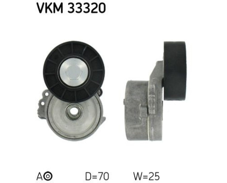Tensioner Pulley, v-ribbed belt VKM 33320 SKF