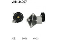 Tensioner Pulley, v-ribbed belt VKM 34007 SKF