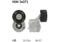 Tensioner Pulley, v-ribbed belt VKM 34071 SKF