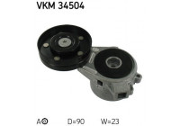 Tensioner Pulley, v-ribbed belt VKM 34504 SKF