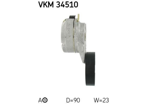Tensioner Pulley, v-ribbed belt VKM 34510 SKF, Image 3