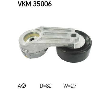 Tensioner Pulley, v-ribbed belt VKM 35006 SKF