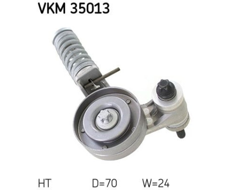 Tensioner Pulley, v-ribbed belt VKM 35013 SKF